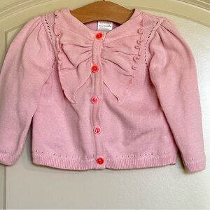 6-12M Gymboree Pink Bow Cardigan